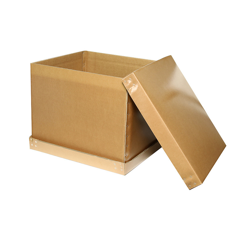 Nagy csomagoló doboz felső- és alsó fedéllel, extra-tárd hullámkarton, 15 mm vastagság, nyomás- és ütésálló