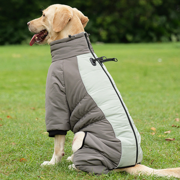 Zimska jakna za velike pse s flis podstavom – Labrador, Zlatni retriver, Border Collie
