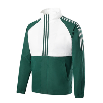 Muška windbreaker jakna u korejskom stilu, slobodan kroj, zatvarač, tiskani uzorak, vanjski materijal poliesterska smjesa, podstava pamuka