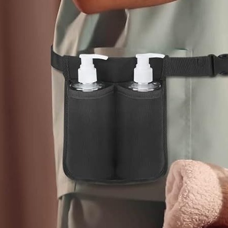 Torba za struk za bočice esencijalnog ulja za fizioterapiju – materijal: diving cloth, unisex, unutarnji sportovi, funkcije: skladištenje i proširenje, proljeće 2023