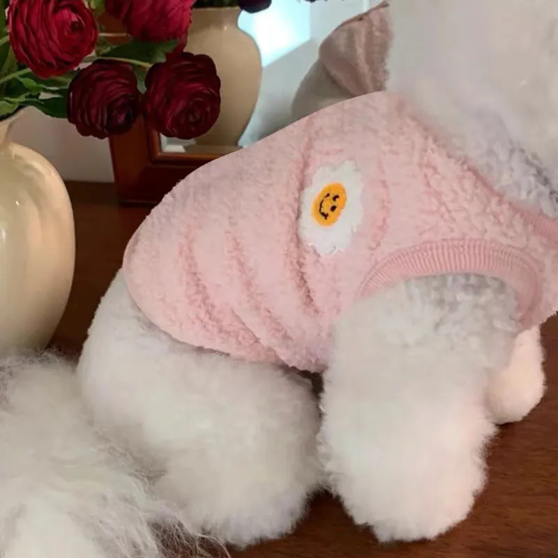 Jakna od ovčje vune za kućne ljubimce, fleec jakna za male pse i mačke, moderan minimalistički stil, porijeklo Zhejiang, brend Cute Pet Zone