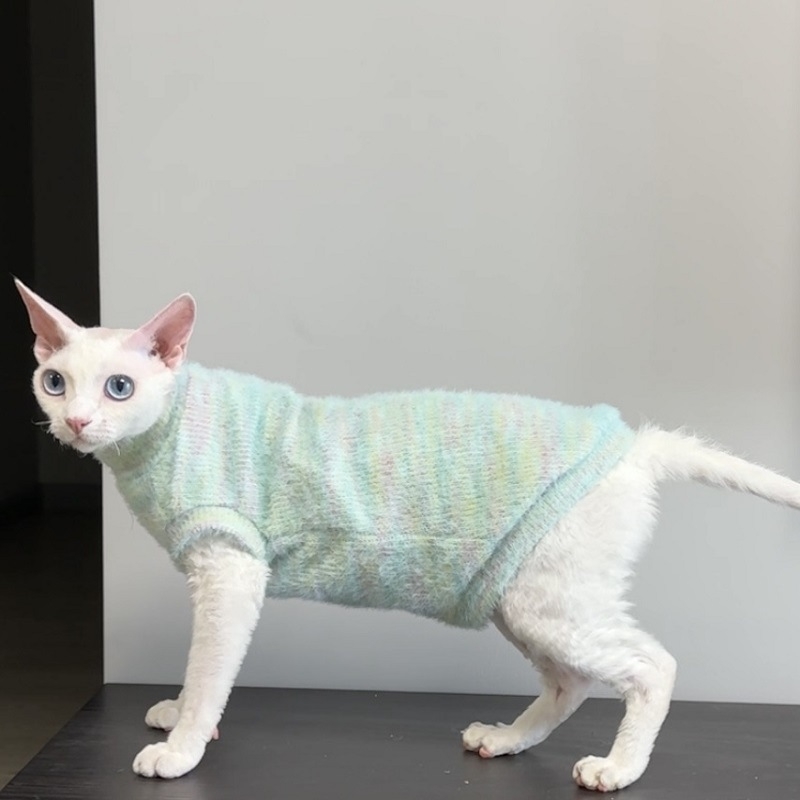 Îmbrăcăminte pentru pisici Sphynx și rase pitice – acrilic, stil casual, potrivire universală