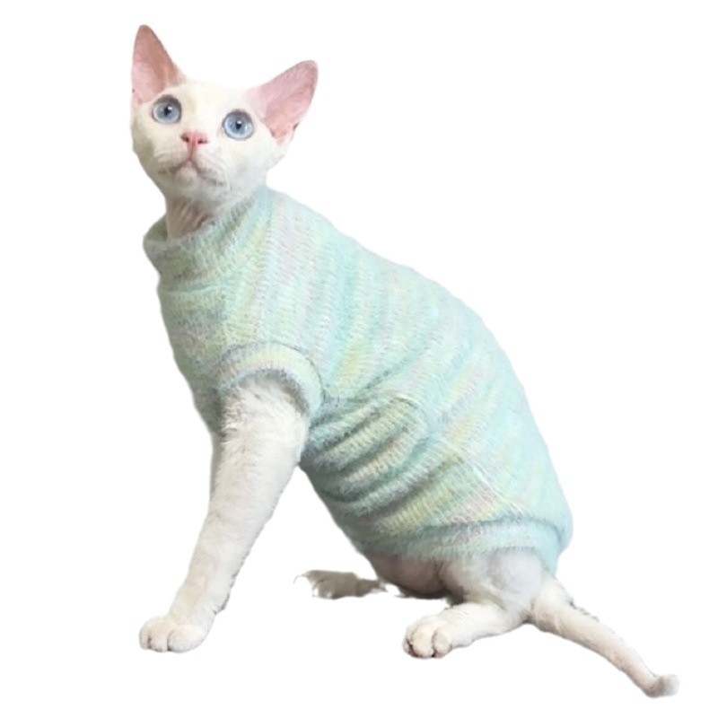 Îmbrăcăminte pentru pisici Sphynx și rase pitice – acrilic, stil casual, potrivire universală
