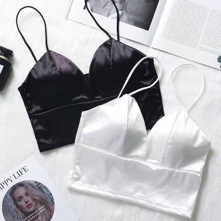 O Kaiting Без презрамки обвивка за бюст, 3/4 чашка, тънък формов чашка, спортно-секси стил