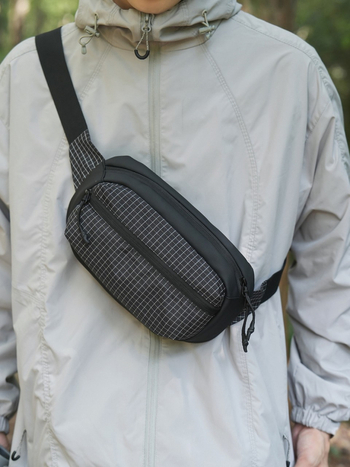 Мъжка презрамкова чанта за гърдите от нейлон, ултралека, дишаща и издръжлива за пътуване