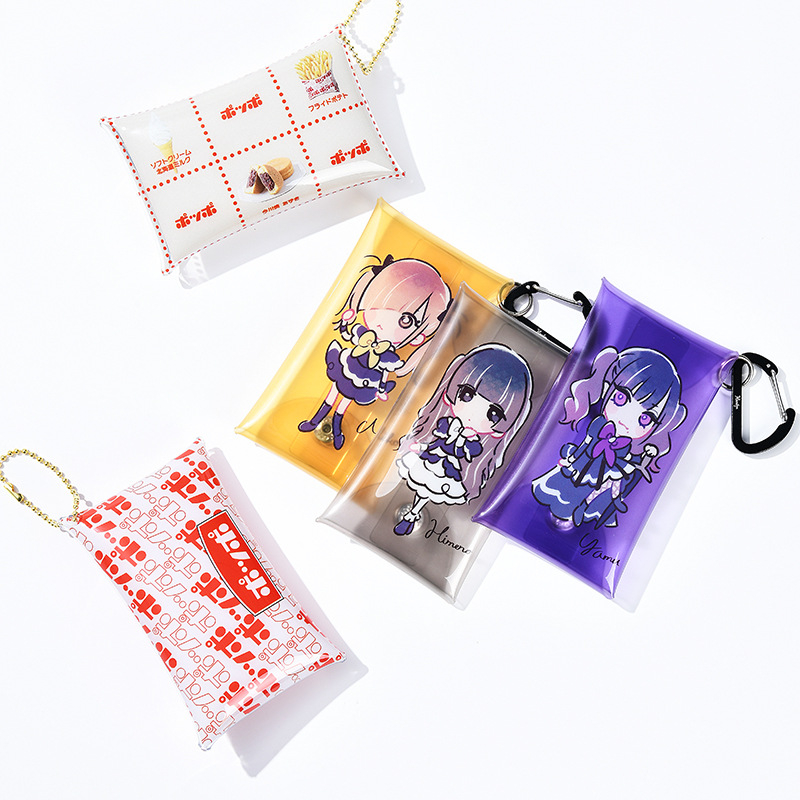 PVC кубичен монетник, многофункционален дизайн, мультяшен стил