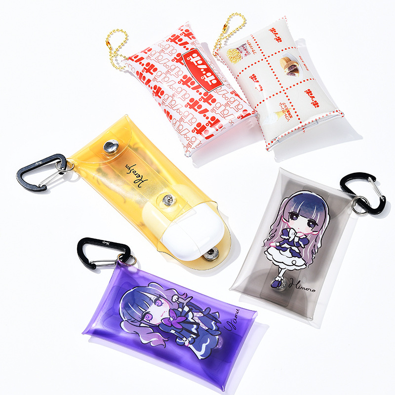 PVC кубичен монетник, многофункционален дизайн, мультяшен стил