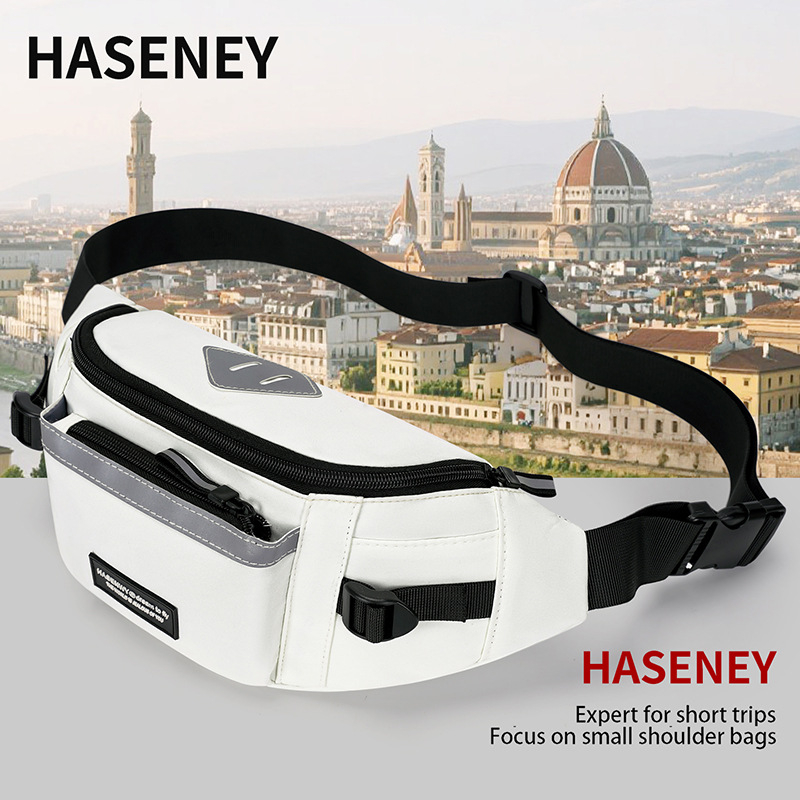 Мъжка чанта за кръст – мултифункционална за свободно пътуване, найлон, подплата полиестер, намалява натоварването, 2025 лято, ежедневна употреба