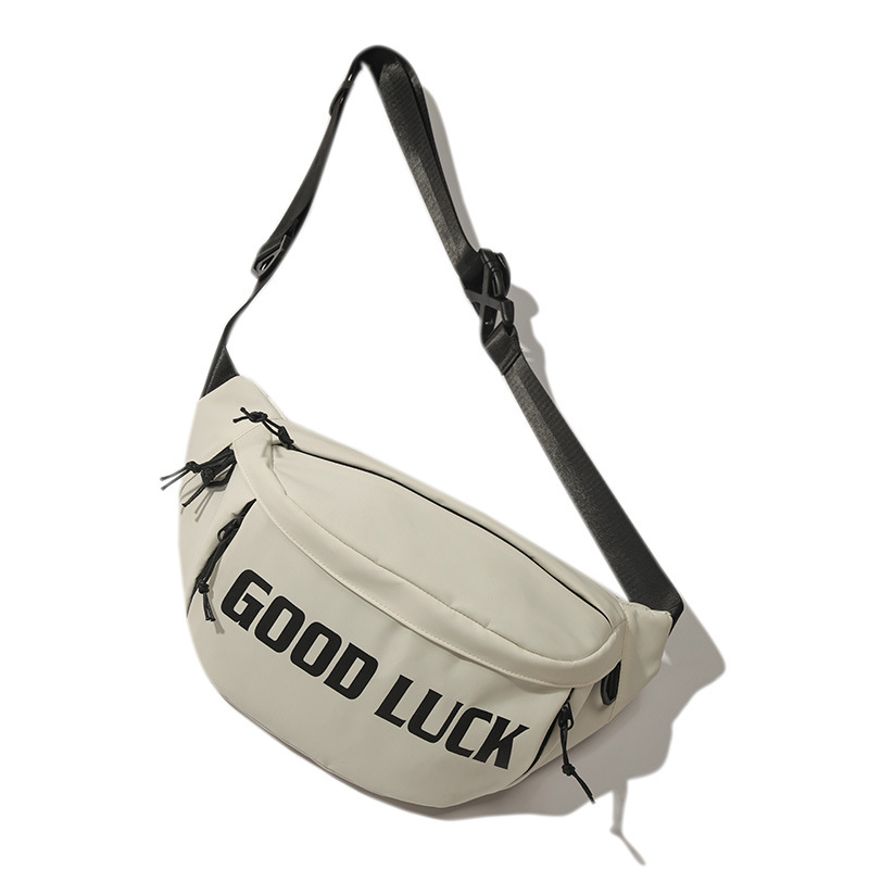 Спортна поясна чанта от Oxford плат, водоустойчива и ултра лека, унисекс за спорт на открито, урбан минимализъм с надписи, подплата полиестер