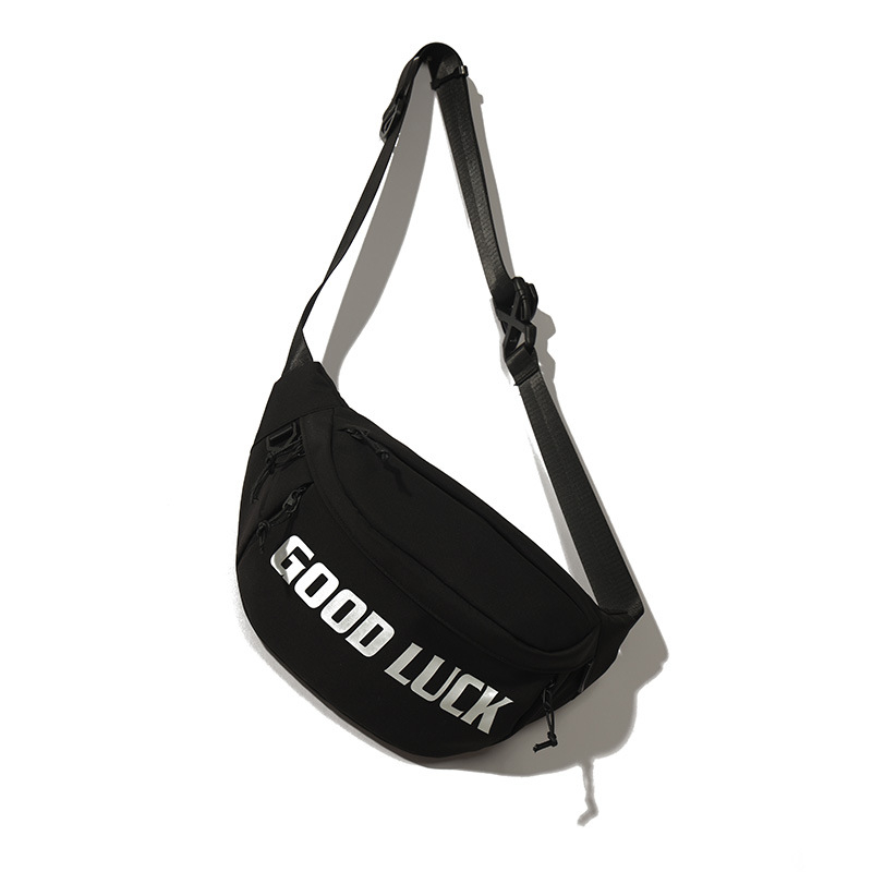 Спортна поясна чанта от Oxford плат, водоустойчива и ултра лека, унисекс за спорт на открито, урбан минимализъм с надписи, подплата полиестер
