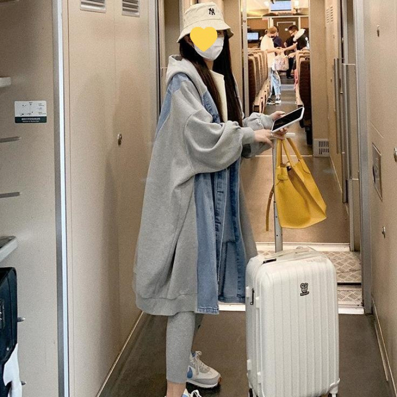 Jachetă de damă cu căptușeală fleece și glugă, Salt-style street wear, croială Regular, material principal: spandex, căptușeală: poliester fleece, lansare primăvara 2025