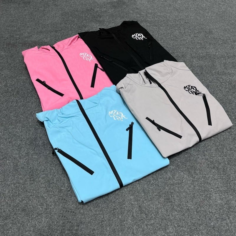 Syna World američki ulični windbreaker jakna s izvezenim slovima, proljeće–jesen, zatvarač, opuštena silueta, unisex