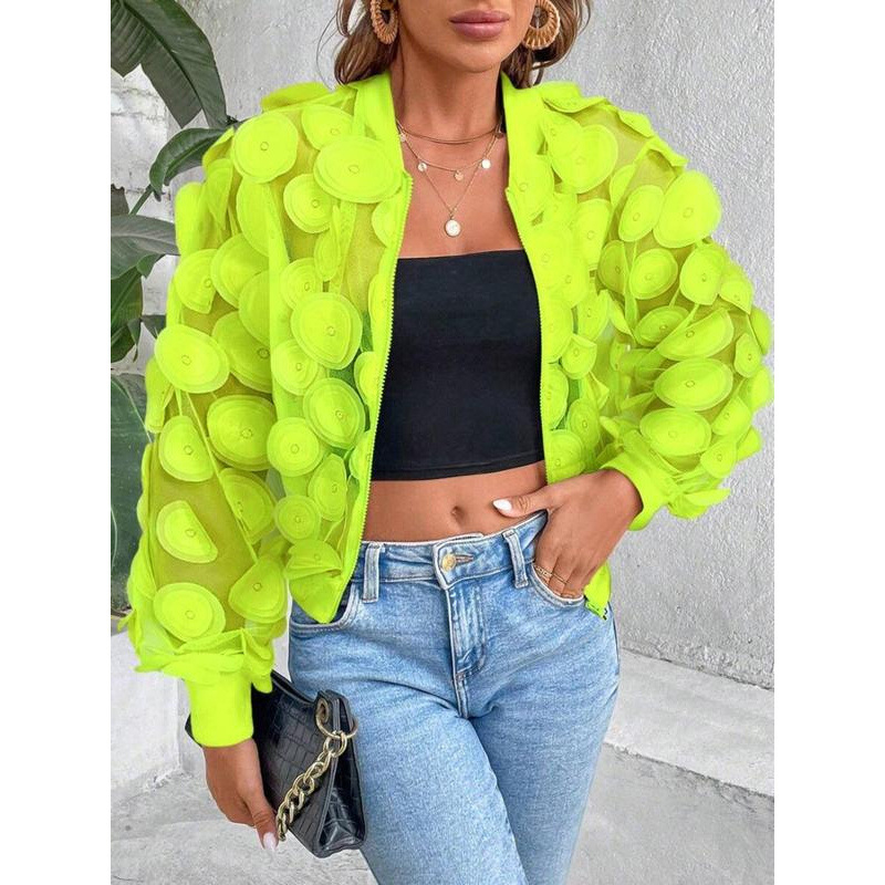 Slim-fit windbreaker kaput s aplikacijom, produžena duljina, prednji zatvarač, ovratnik stila odijela, Vinylon-Lycra tkanina