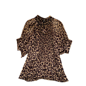 Chiffon anyagú ing, rövid ujjú, ultrakrövid hossz (≤40 cm), királyi hölgy stílus