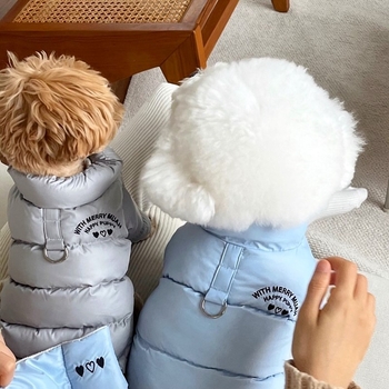 Topli pamučni kaput za male pse i mačke – Teddy, Bichon, Yorkšir, Pomeranac – jesen-zimska odjeća za kućne ljubimce