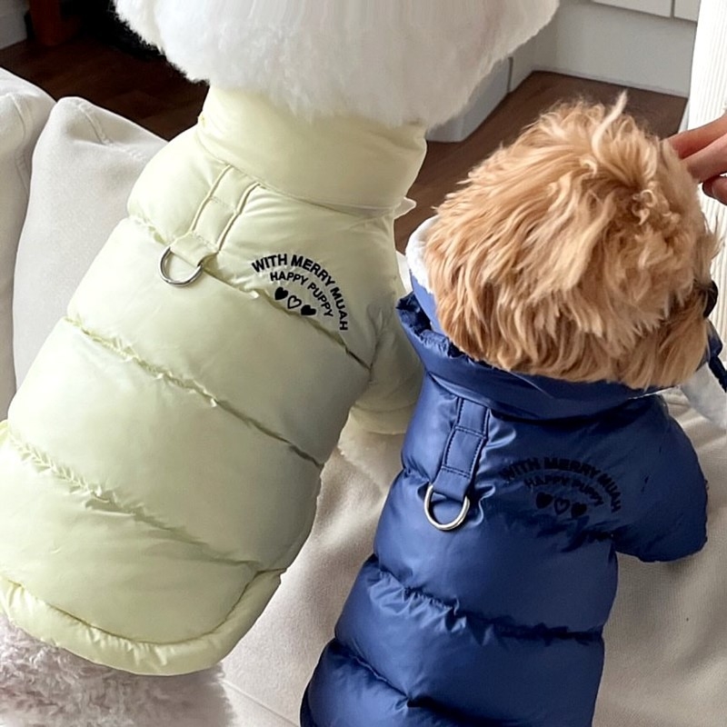 Topli pamučni kaput za male pse i mačke – Teddy, Bichon, Yorkšir, Pomeranac – jesen-zimska odjeća za kućne ljubimce