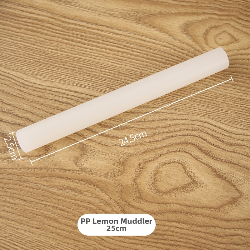 Sada kladív na ľad pre koktaily – rukoväť z nehrdzavejúcej ocele, PC kladivo a PP citrónové kladivo, 2 diely