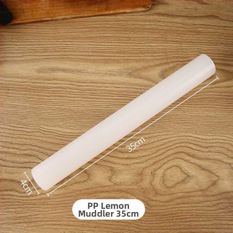 Sada kladív na ľad pre koktaily – rukoväť z nehrdzavejúcej ocele, PC kladivo a PP citrónové kladivo, 2 diely