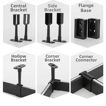 Šipka za vešanje u garderobi | Materijal: cinkova legura | Model: 011 | Površina: mat aluminijski premaz | Stil: moderni minimalizam