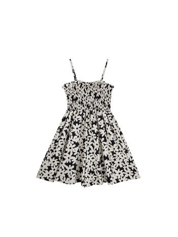 Ženski kombinezon – visok struk, široke hlače, poliester, retro cvjetni uzorak, ljeto 2024