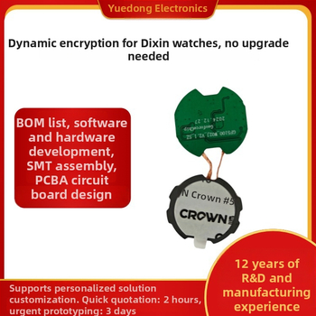 PCBA pre hodinky bezdrôtové nabíjanie, model YD0233, magnetické upnutie riešenie, 9 A / 2 V vstup, Kapacita 1000