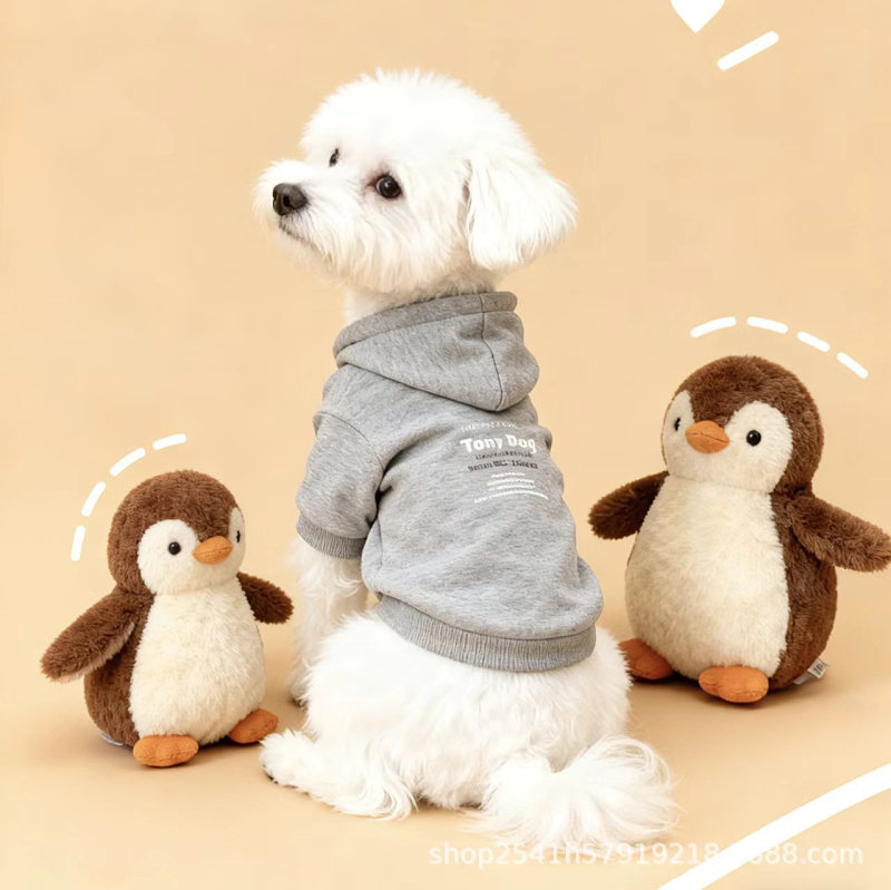 Psi duk s kapuljom za sve sezone, casual stil, Tony dog