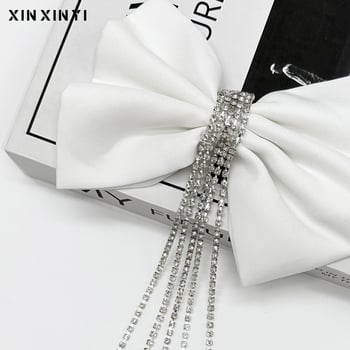 DIY аксесоари за бижута и коса - полиестер, ръчна изработка, корейски стил, панделка с кристали