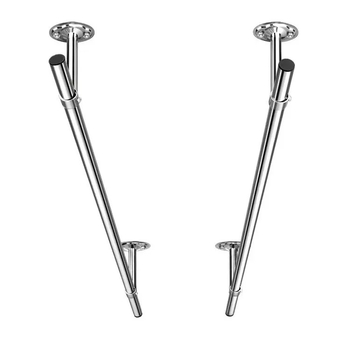 Ράβδος στέγνωσης ρούχων από ανοξείδωτο ατσάλι, σταθερή τοποθέτηση σε μπαλκόνι, μάρκα Leader, Νέο Κινέζικο Στυλ, 2020