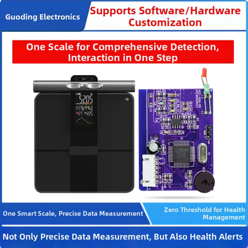 Prispôsobiteľná PCB pre inteligentnú váhu na meranie telesnej hmotnosti a telesného tuku s interakciou človek–stroje – návrh riešenia vývoja; dodacia lehota 10–30 dní; vhodné produkty: inteligentná váha na hmotnosť a tuk; aplikačné pole: inteligentná domác