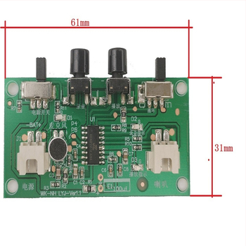 DIY modul zvukového rekordéra pre detskú hračku – s hlasovým meničom a digitálnym dizajnom (Značka Webb Technology; Kapacita 3000 za deň)