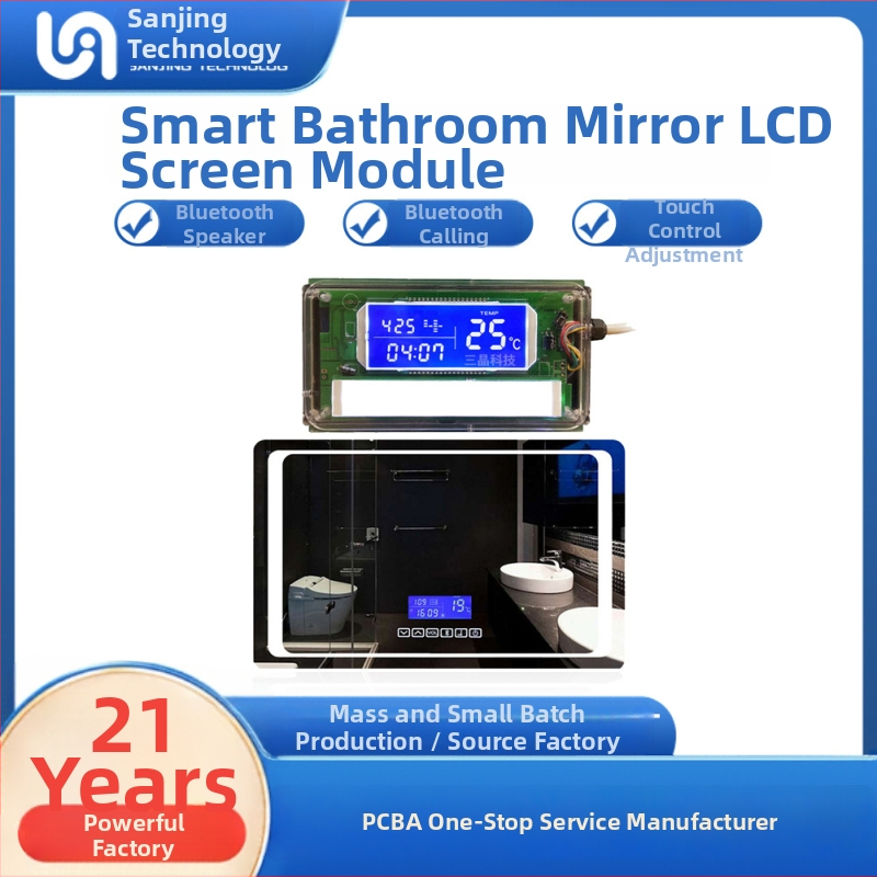 PCBA riadiaca doska pre LCD displejový modul v inteligentnom zrkadle — Typ PCBA, Model 065, Produktový kód 065, Napájanie 5V 1.1A, Pre inteligentné zrkadlo