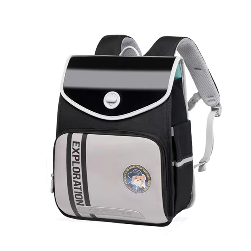 Rucsac școlar cu pernă pentru odihnă, protecție a coloanei și reducerea încărcării, pentru elevi din clasele 1–6, material Oxford