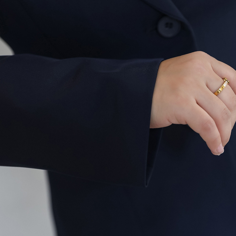 Set sacou dama | Material: nylon/spandex, Model: solid, Mâneci lungi, Guler sacou, Lungime obișnuită (50–65 cm)