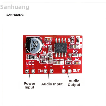 Iron Saint AD828 predzosilňovač doska – modul zosilňovača zvuku pre dynamický mikrofón, stereo, DIY audio úpravy, Smart Home, šarža 22+