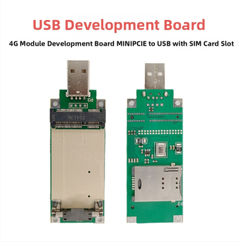 Aisu Mini PCIe na USB 4G modul vývojová doska so slotom pre SIM/UIM kartu