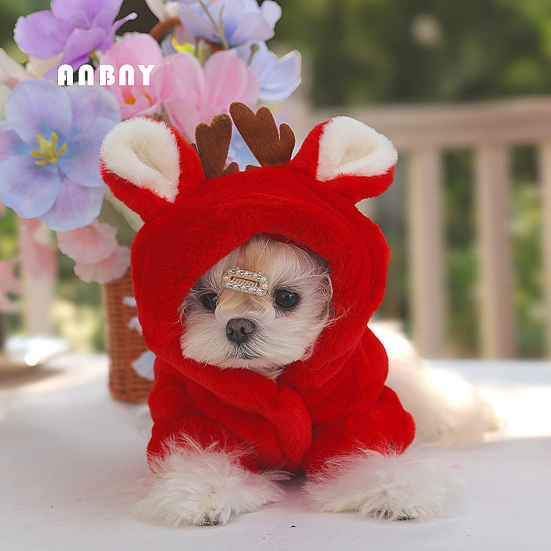 Odjeća za kućne ljubimce — Polar Fleece, A049 Warm Fluffy, Cute Style, Woopet, Zima/Jesen