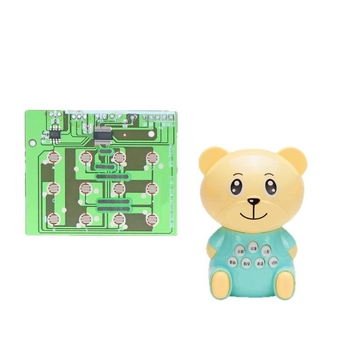 BES25108 PCBA modul za dječju obrazovnu priču mašinu s glasovnom kontrolom, 3.7V, 20 mA, memorija 2M
