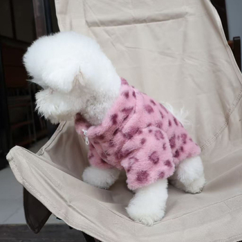 Palton din bumbac pentru animale de companie — cald pentru toamnă-iarnă, stil japonez-coreean, Paiigry, material anti-păr de iepure