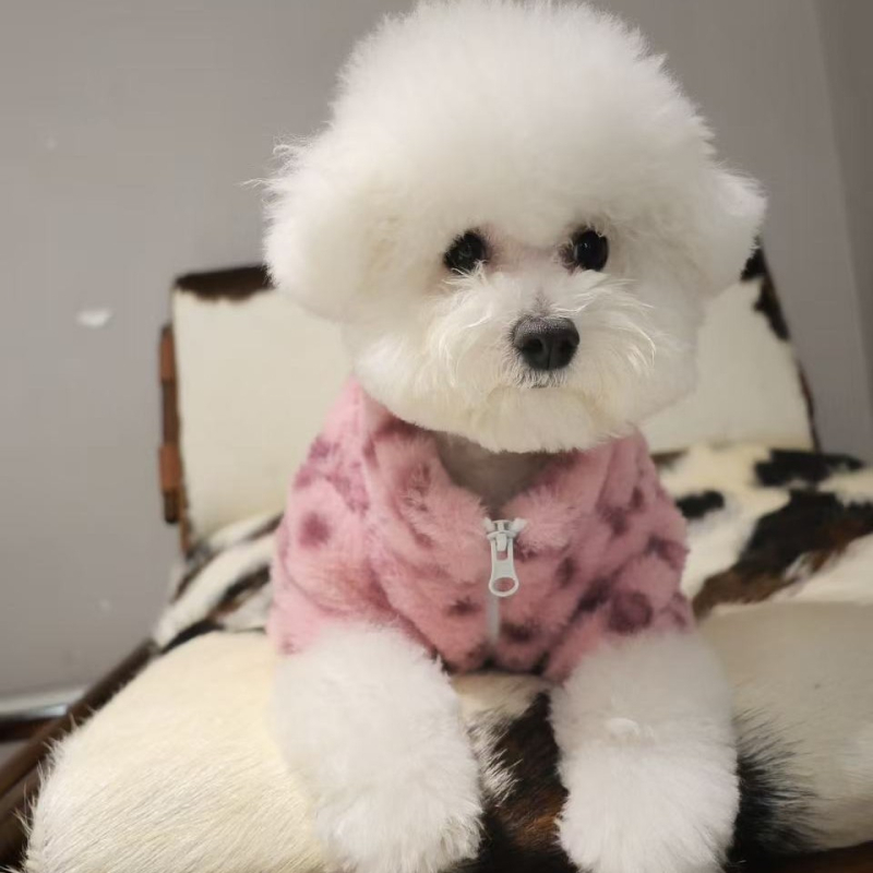 Palton din bumbac pentru animale de companie — cald pentru toamnă-iarnă, stil japonez-coreean, Paiigry, material anti-păr de iepure