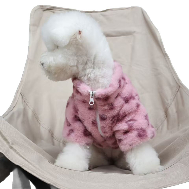 Palton din bumbac pentru animale de companie — cald pentru toamnă-iarnă, stil japonez-coreean, Paiigry, material anti-păr de iepure