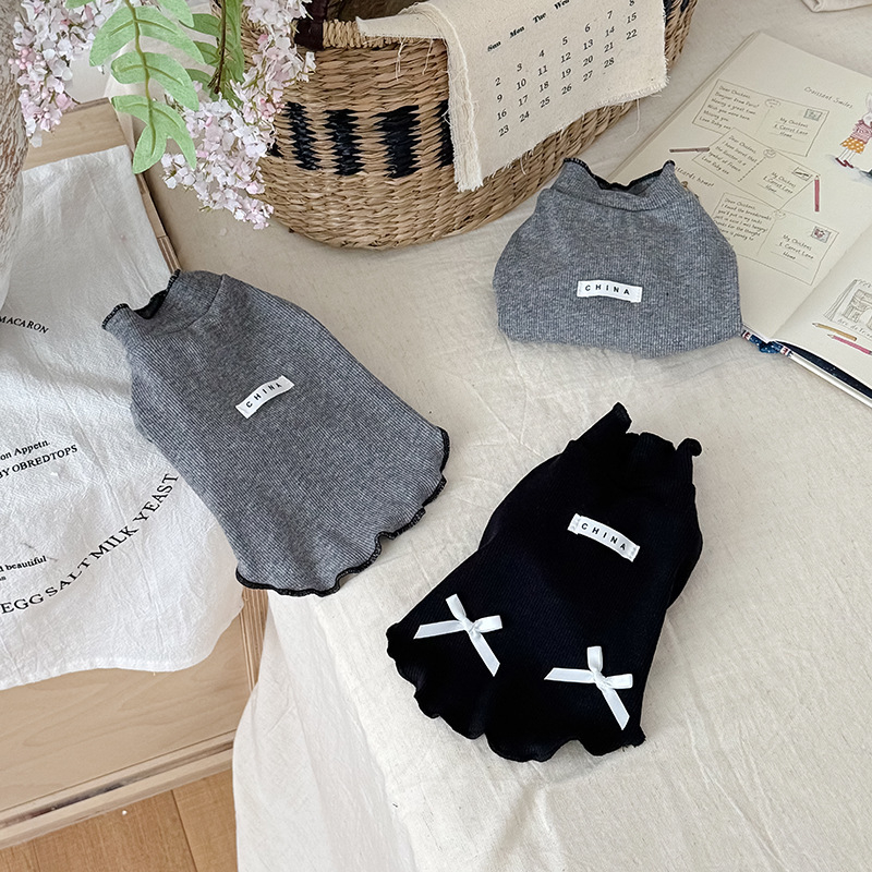 Pamučni prsluk za kućne ljubimce, stil japanski i korejski, unisex, za pse i mačke