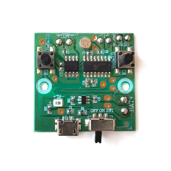 Beszélgetős játékhoz készült PCB, intelligens beszédtanuló chippel — HPCB059, OEM/ODM, DC tápegység, feszültség 35V–4,5V, testreszabható