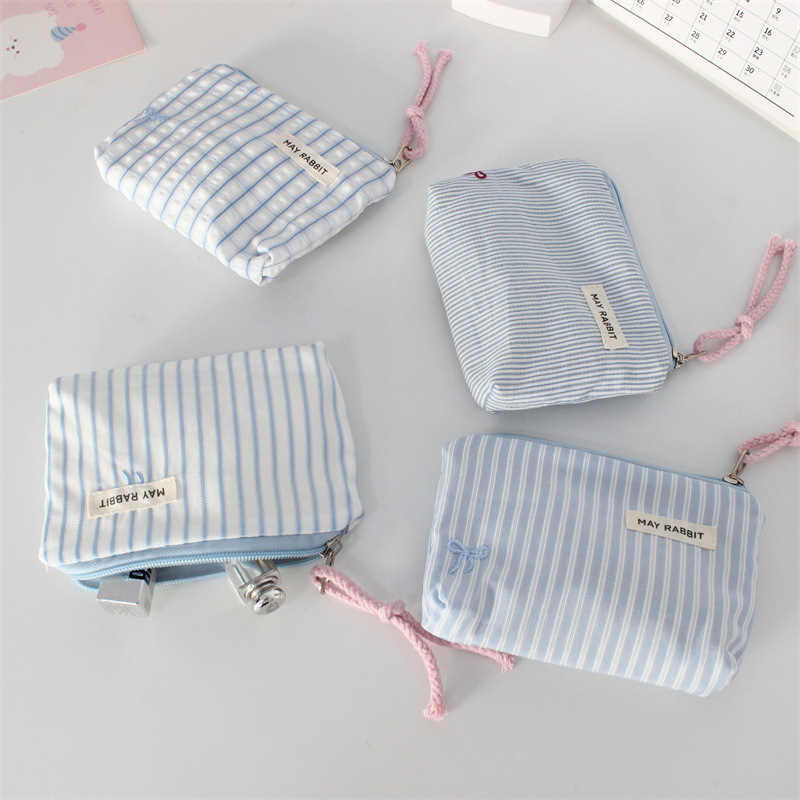 Mayrabbit érmés pénztárca, poliészter, masni mintázat, városi egyszerű stílus, bélés: vászon, nőknek