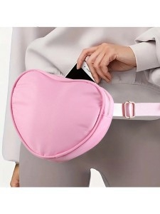 Sportska pojasna torba sa srcolikim oblikom, najlon, Amy marka, unisex, za vanjske sportove