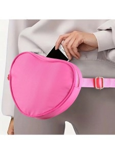 Sportska pojasna torba sa srcolikim oblikom, najlon, Amy marka, unisex, za vanjske sportove