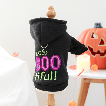 Halloween džemper za kućne ljubimce, poliester, unisex, odjeća za pse i mačke