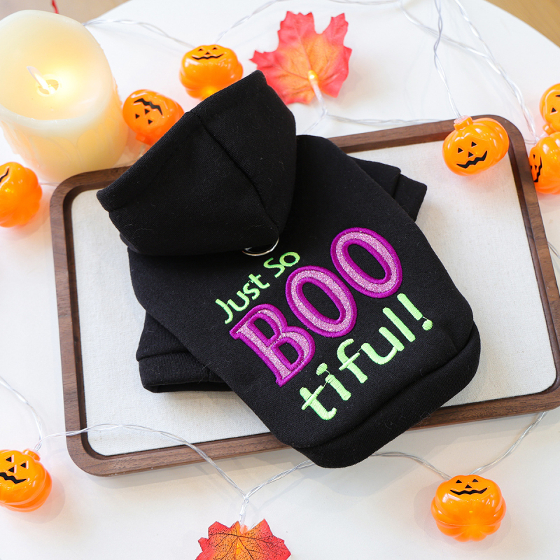 Halloween džemper za kućne ljubimce, poliester, unisex, odjeća za pse i mačke