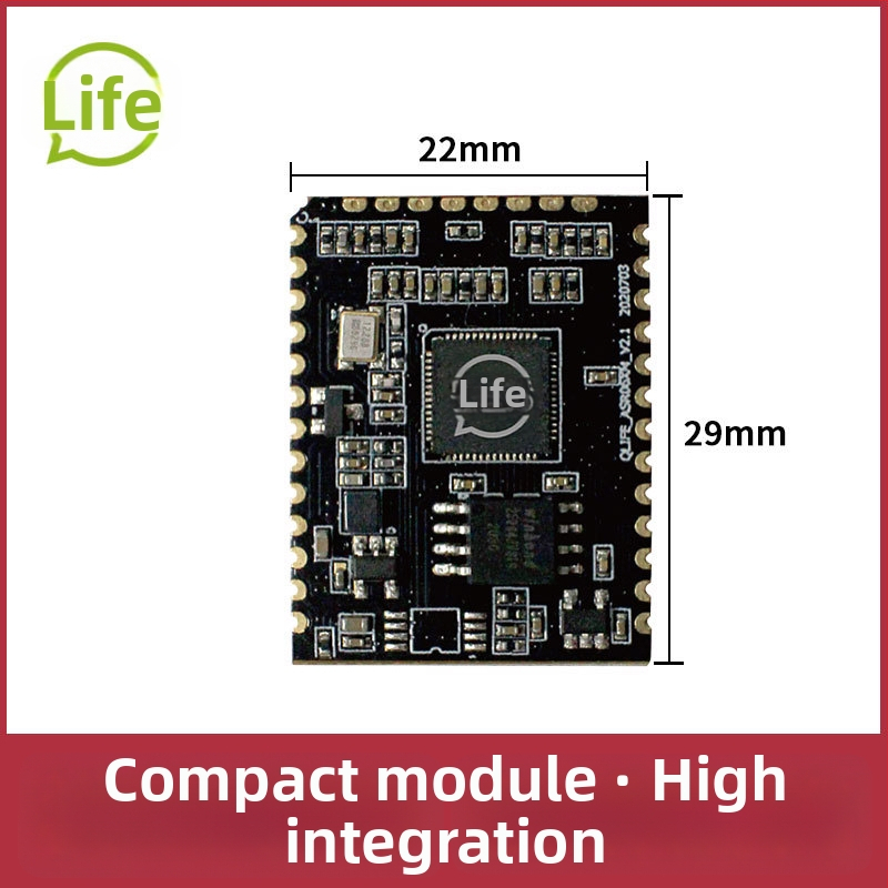 Modul de control vocal pentru iluminat LED – cip de recunoaștere vocală pentru iluminare inteligentă, cu cuvinte de trezire personalizate, 300 comenzi, timp de răspuns 50–800 ms