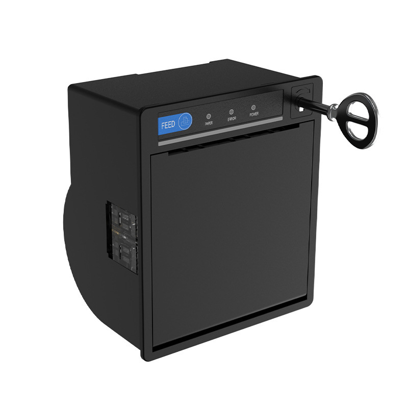 EM8027 záras beépített hőnyomtató modul — RS232+USB+Cash Drawer interfész, hőnyomtatás, papírkapacitás 80x50, tápellátás DC24V/2A