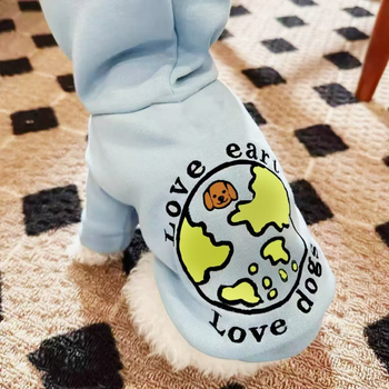 Meow Kapuljački džemper za psa – poliester, ležerni stil